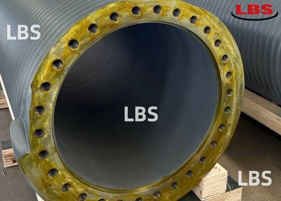 Heavy Duty Q355B Steel LBS Grooved Winch Drum Left Right Hand 80° Lebus Rope Spooling  For Marine Hoist