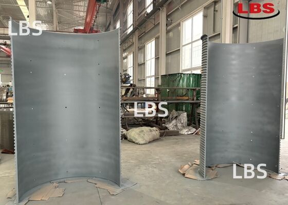 Right-Handed 60° Q355B High-Strength Steel LBS Split Sleeve Bolt-On Heavy-Duty Lebus Groove Drum for Hoisting