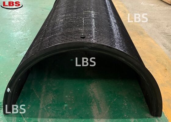 High Polymer Nylon Lebus Grooved Sleeve  Drum  Right-Handed 55° for 10mm Wire Rope Winch Drum
