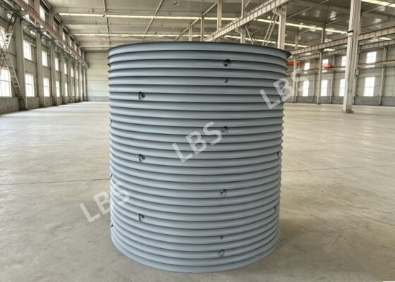 Q355D Lebus Sleeves, Lebus Type Rope Groove Sleeve for 34mm Wire Rope, Left Hand 60°